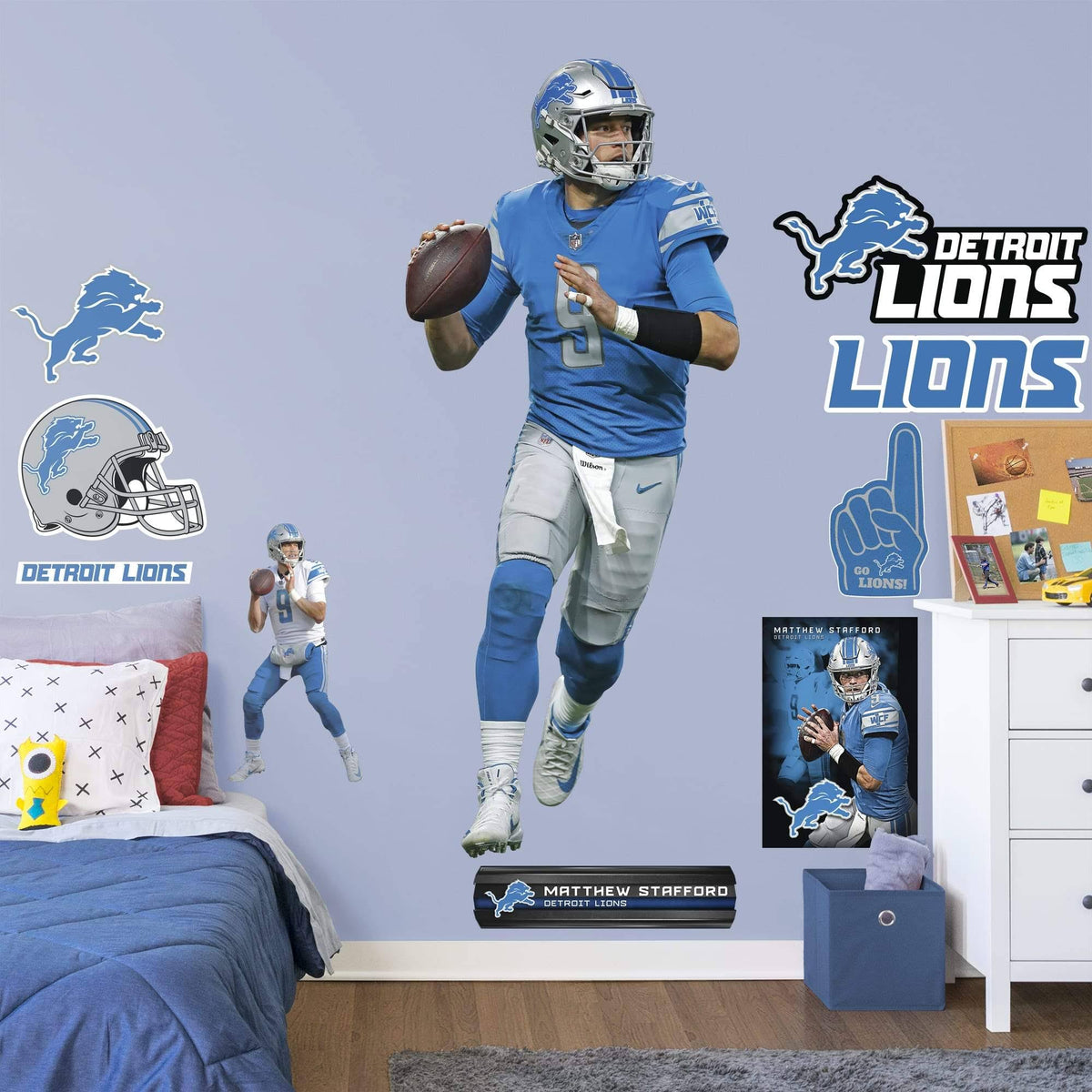 Officially Licensed NFL Removable Wall Decal XL Vinyl P12412