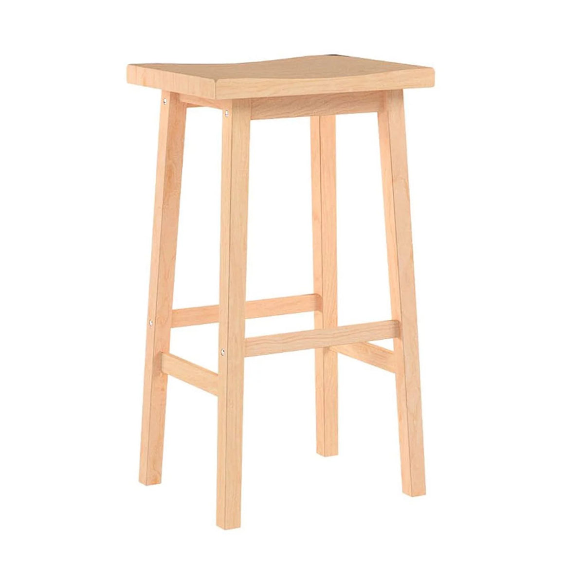 Natural 29In Wood Kitchen Counter Stools 5 Pack U5258