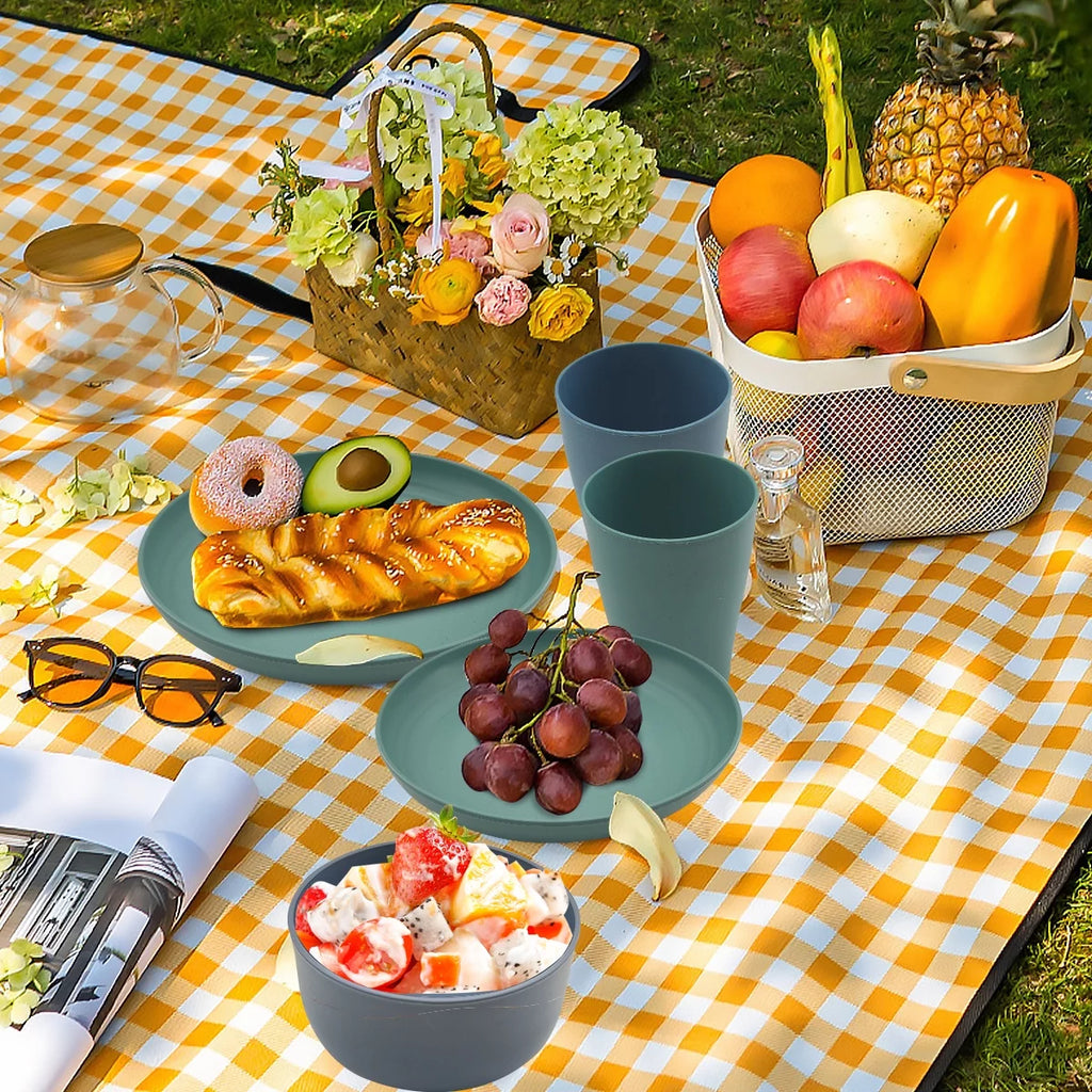 Wheat Straw Dinnerware Set 16 Piece R91223
