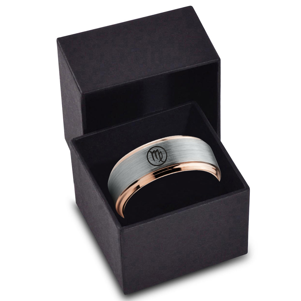 8mm 18k Rose Gold Band Ring C563276