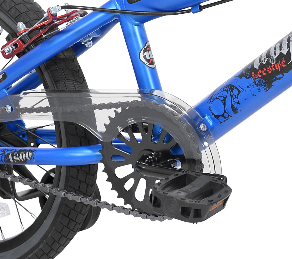 18-inch Blue Freestyle BMX Bicycle B298