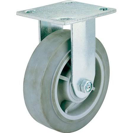 4 by 2 inch Thermoplastic Rubber Rigid Plate Caster Z8210