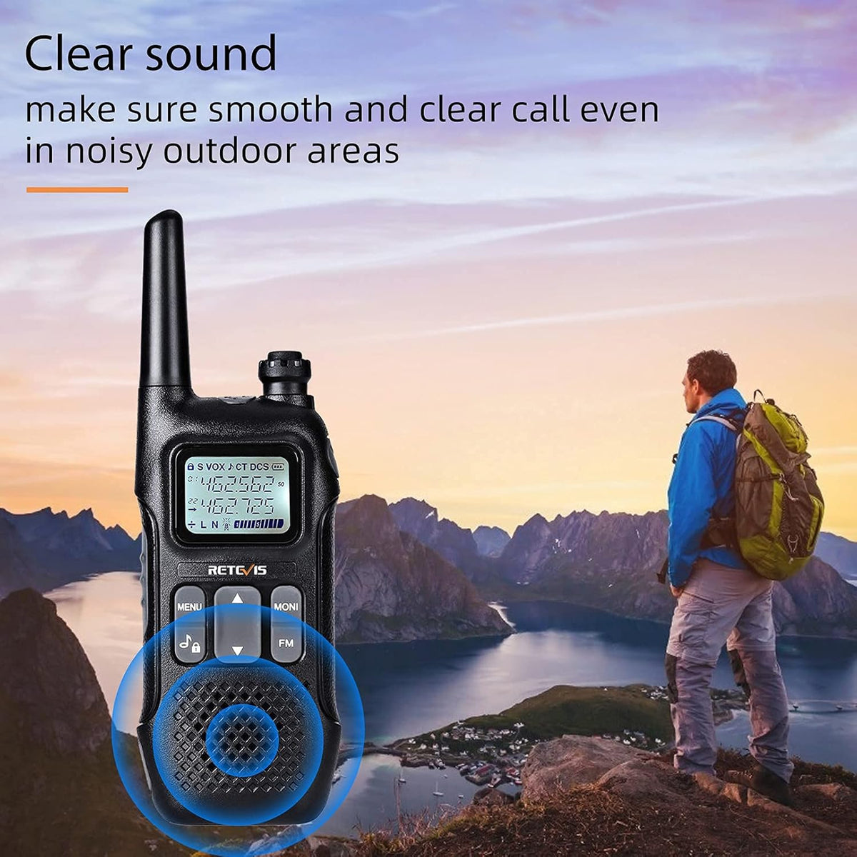 4 Pack Rechargeable Two Way Radio Walkie Talkies N79406