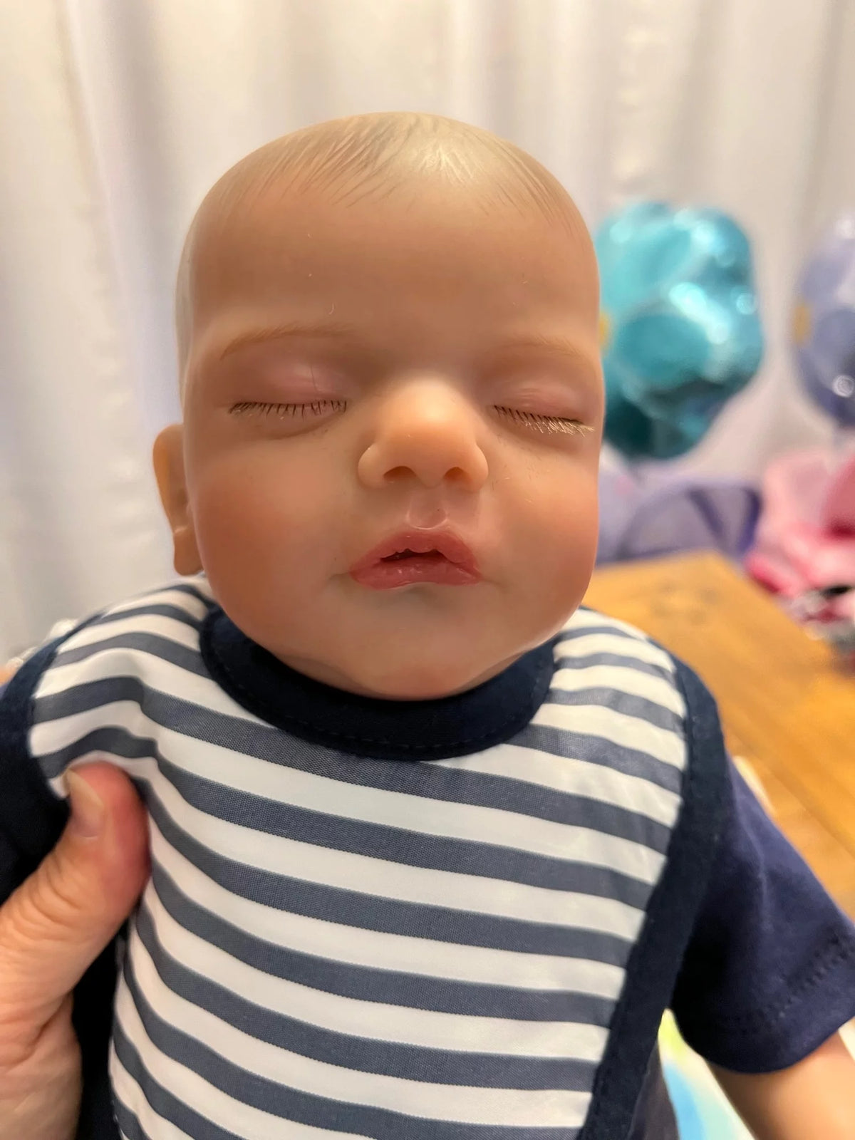 Soft Vinyl Reborn Baby Doll with Cloth Body E337