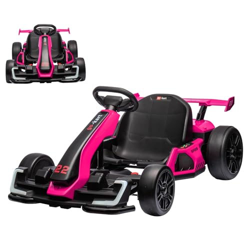 Red Electric Drift Go Kart with Adjustable Seat J672