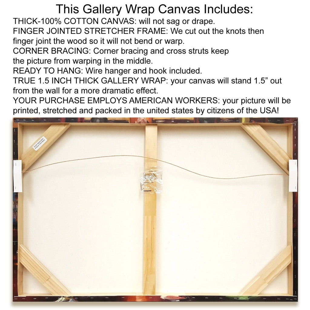 Giclee Print on Gallery Wrap Canvas S1262