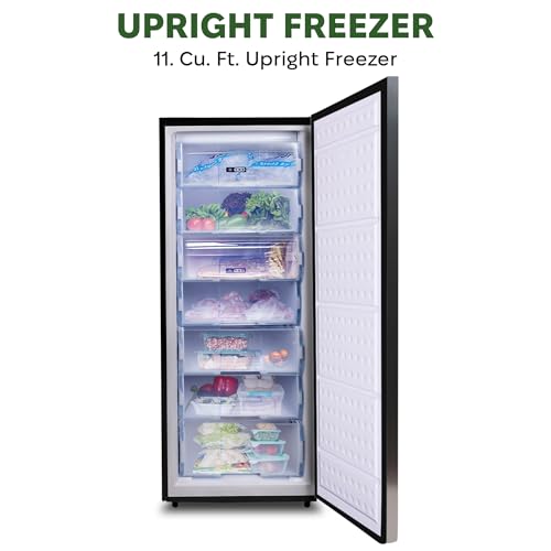 Stainless Steel Upright Freezer, 11 cu. ft. L58901