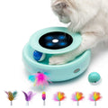 2-in-1 Interactive Automatic Cat Toy Balls Y916