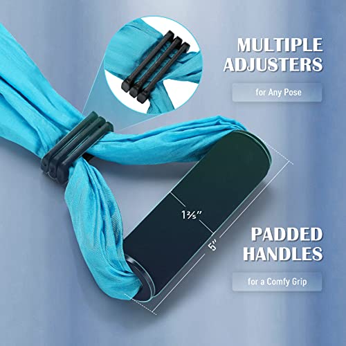 Aerial Yoga Swing Hammock Kit with 2 Extensions Straps and Ceiling Mounting Kit O27026