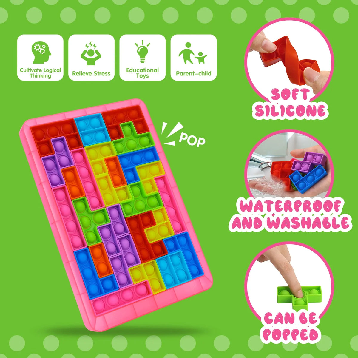 Fidget Toy Set Jigsaw Puzzle for Kids Age 3-8 L81015