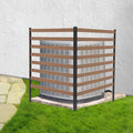 Brown 2 Panels 39"W x 51"H Privacy Screens Fence Panel H8457