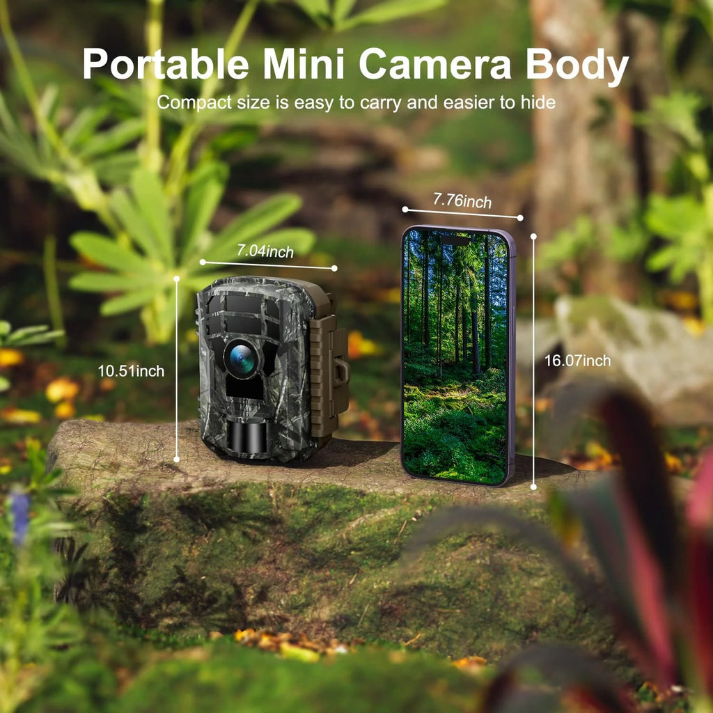 2 Pack 36MP 2K Night Vision Waterproof Trail Camera with 2.0" LCD T7601