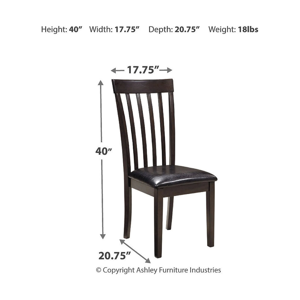 Dark Brown Dining Room Chair, Set of 2 V99398