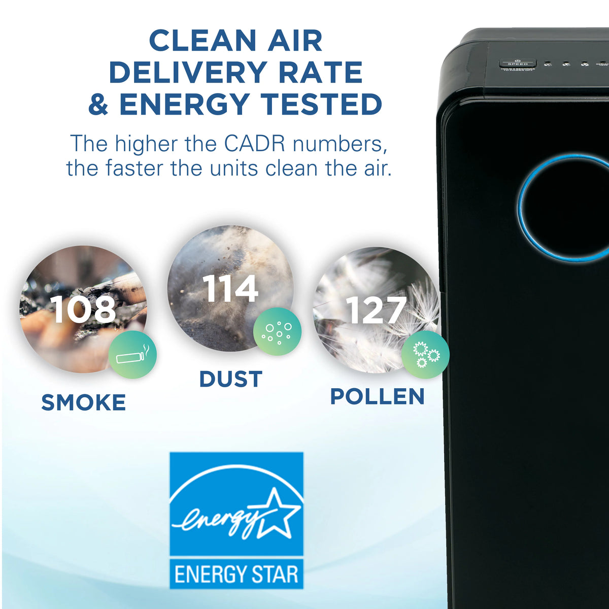 Black HEPA Air Purifier H3889