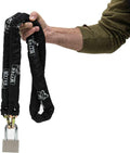 Anti Cut Security Chain and Lock Kit - 3 Foot x 3/8 Inch Thick Hardened Chain with Cut Proof Lock & Carrying Case C97201