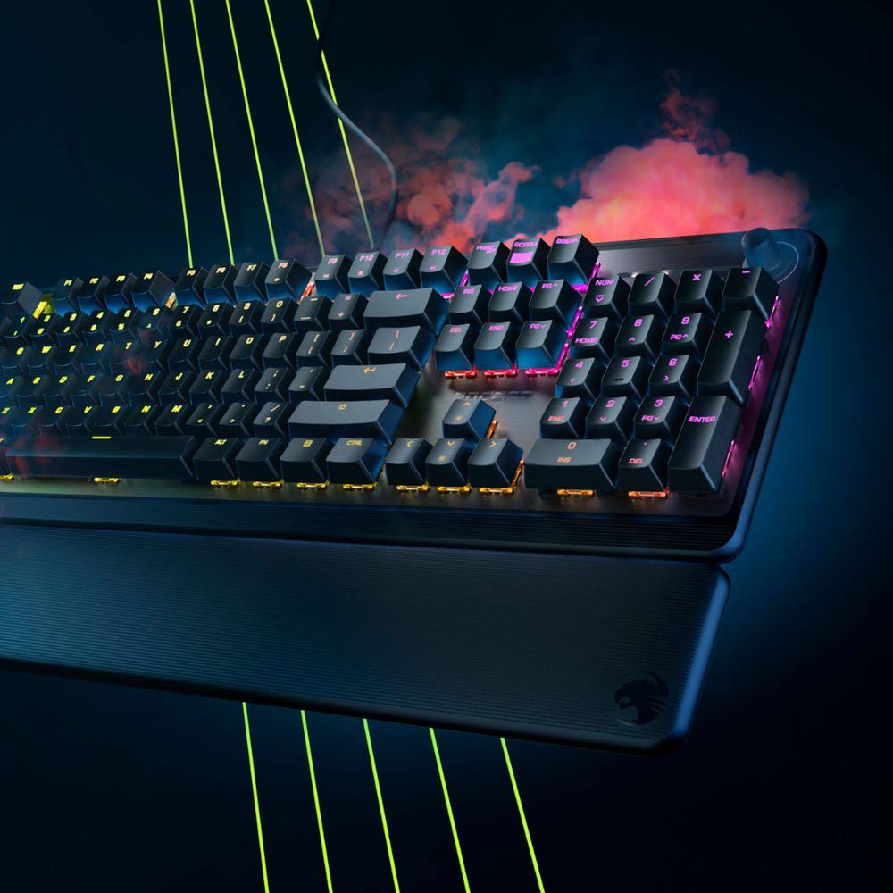 Black Mechanical Gaming Keyboard with RGB E408