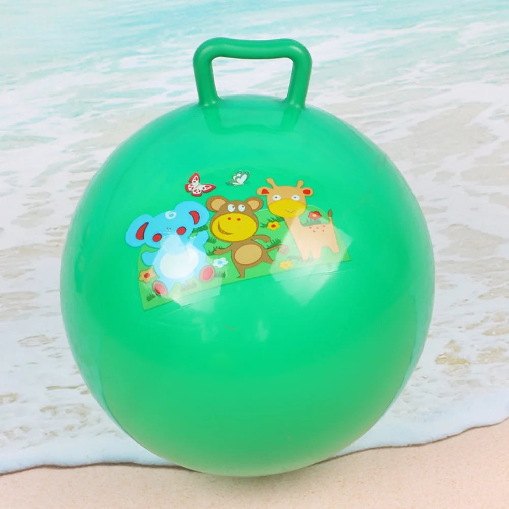 Children Inflatable Bounce Jumping Hopper Hop Ball 25cm R384946