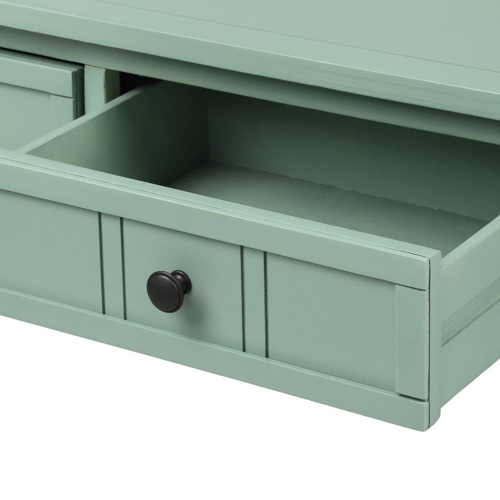 Espresso Two Drawer Console Table with Bottom Shelf J24843