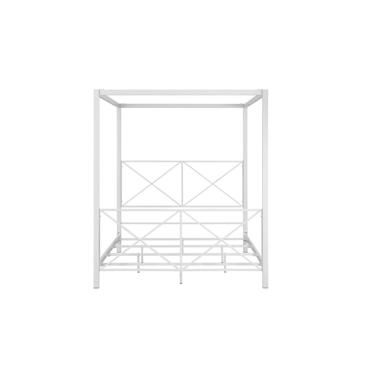 White Canopy Bed V665057