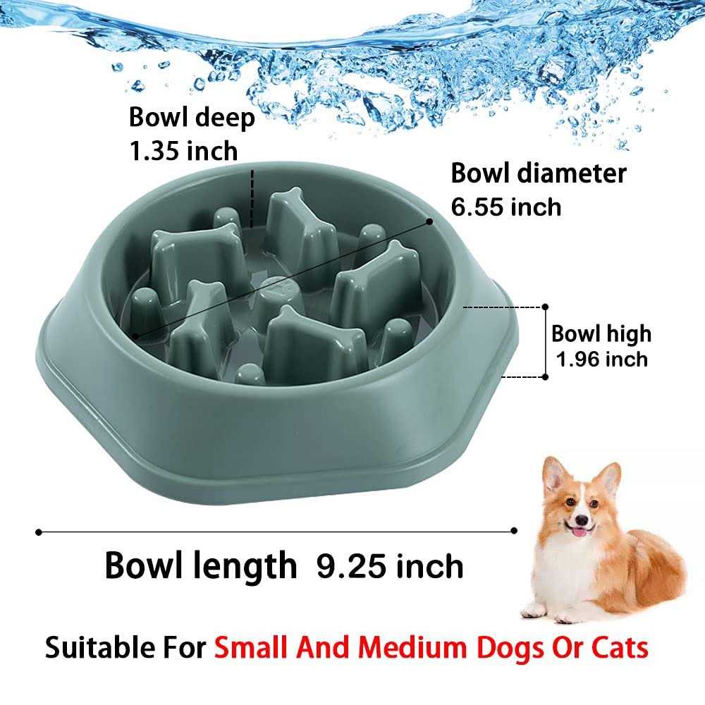 Slow Feeder Non Slip Dog Bowl I260