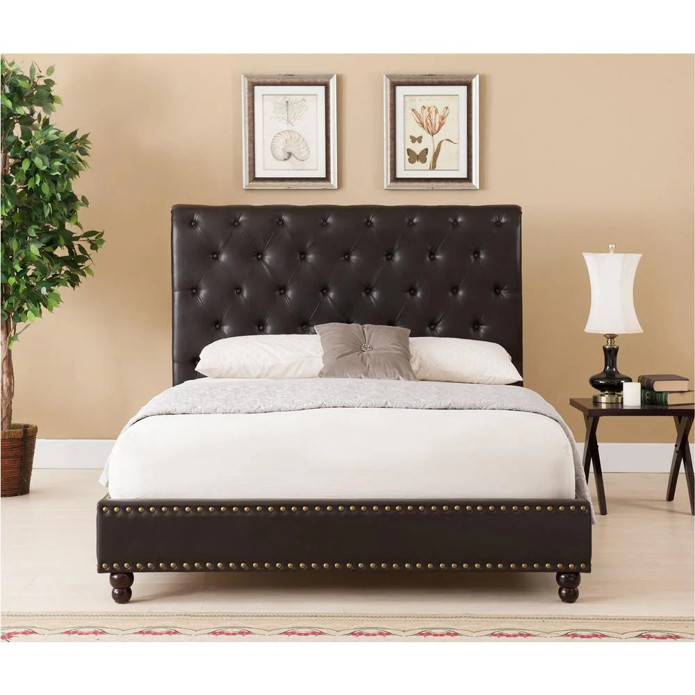 Upholstered Platform Bed I198
