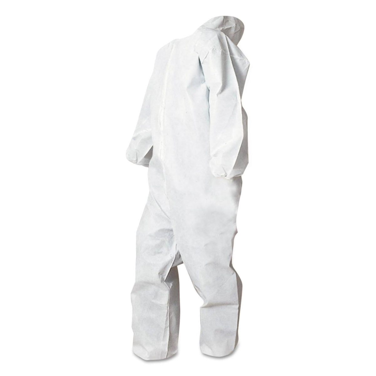 White Medium Polypropylene Disposable Coveralls D5356