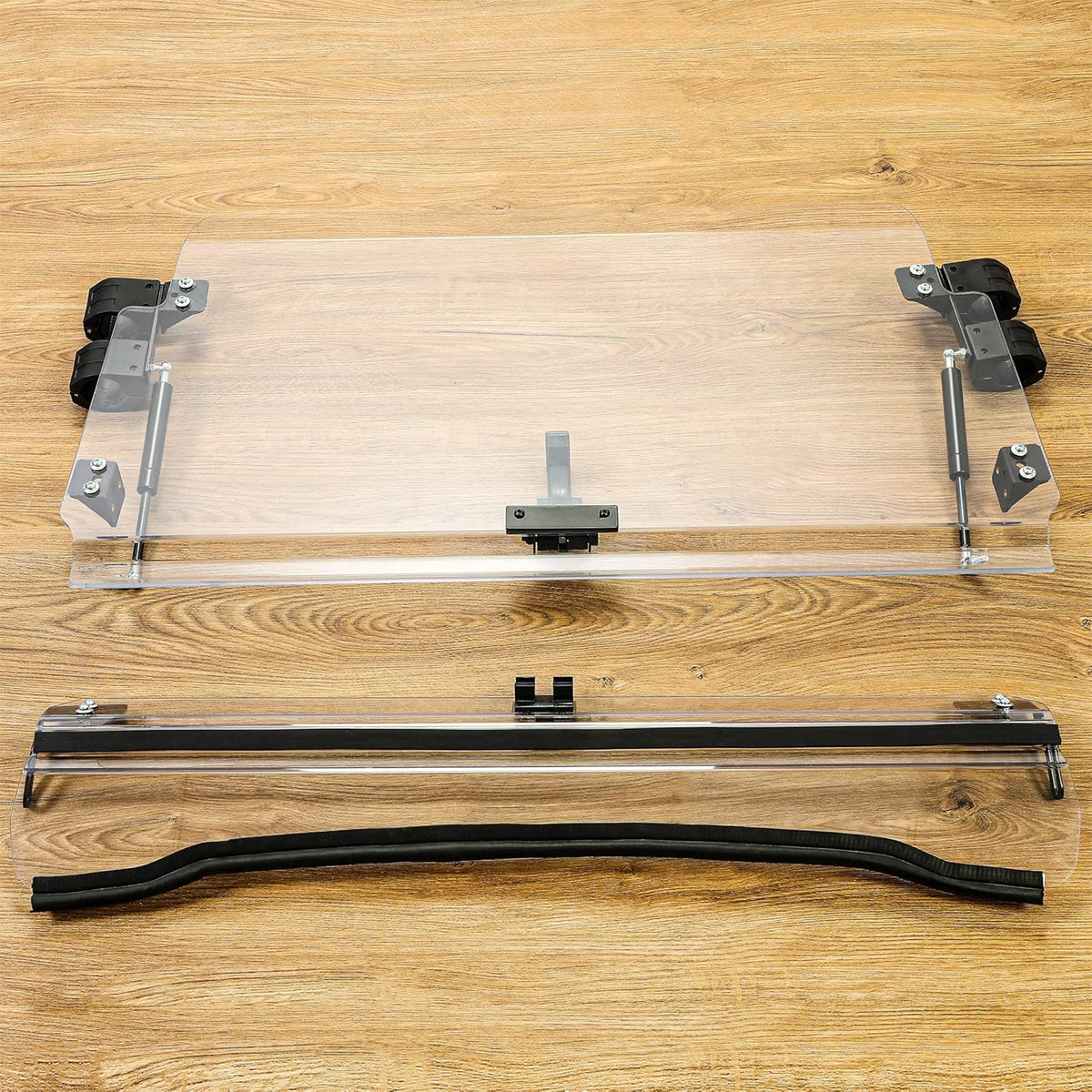 3-IN-1 Scratch Resistant Full Clear Flip Down Windshield H8716
