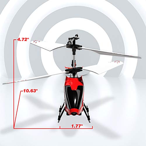Mini RC Helicopter with Camera (Red) L990465