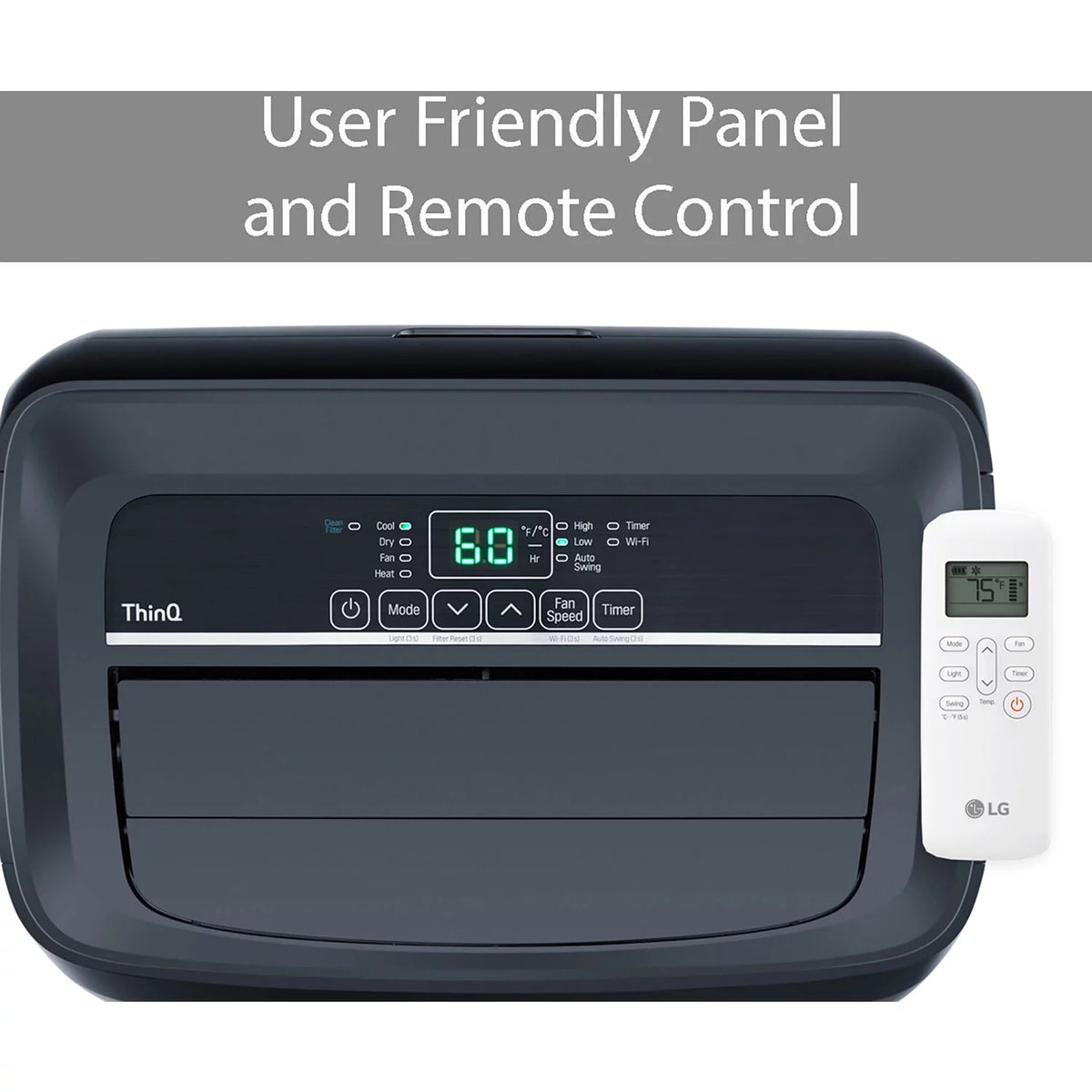 10,000 BTU Smart Wi-Fi Portable Air Conditioner V3706