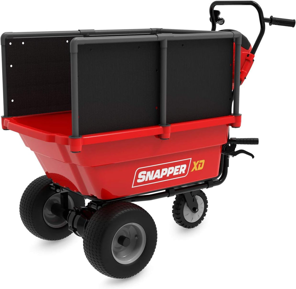 Red/Black Side Extension Attachment for 82V Utility Cart J2129