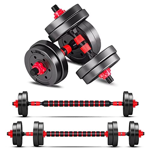 Adjustable Dumbbells Set of 2, 20/30/40/60/80lbs T7455
