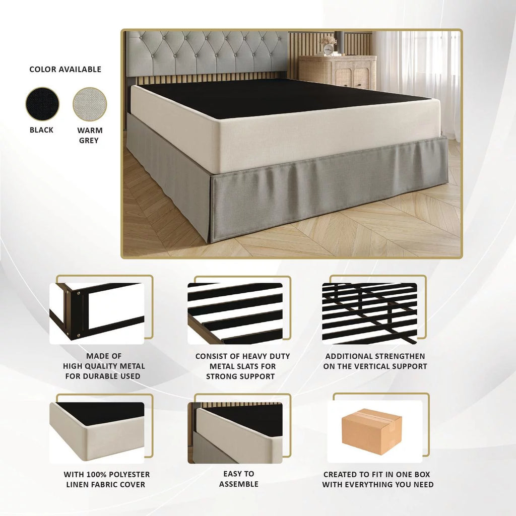 8" Queen Metal Box Spring T28780