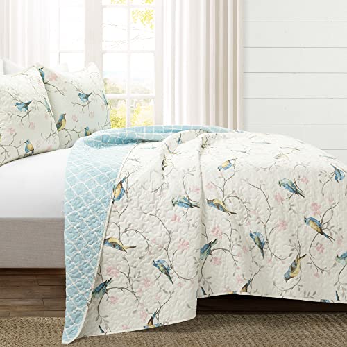 Oversized 3 Piece Reversible Quilt Set, Full/Queen L33167
