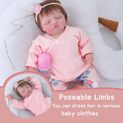 18 Inch Handmade Lifelike Reborn Baby Doll with Gift Box D68803
