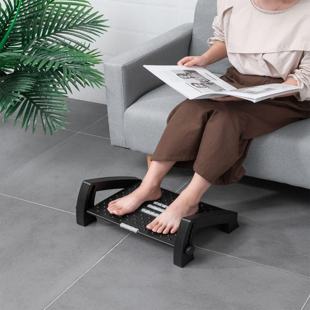 Adjustable Height Foot Rest with Massage Surface E360