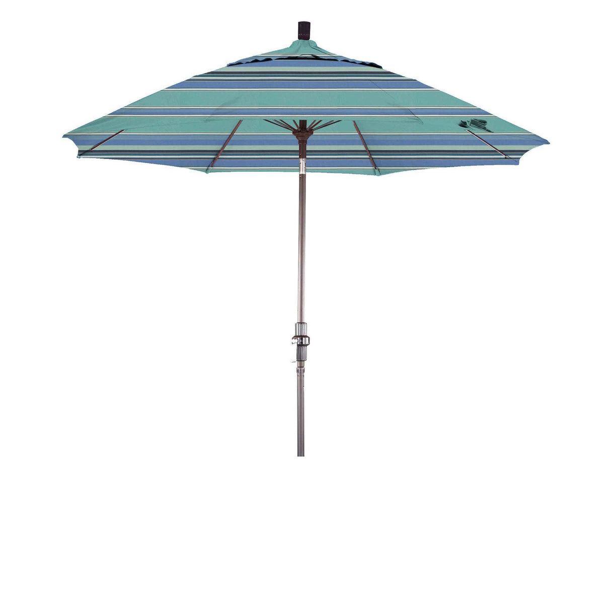 9& Fiberglass Collar Tilt Market Umbrella E439753