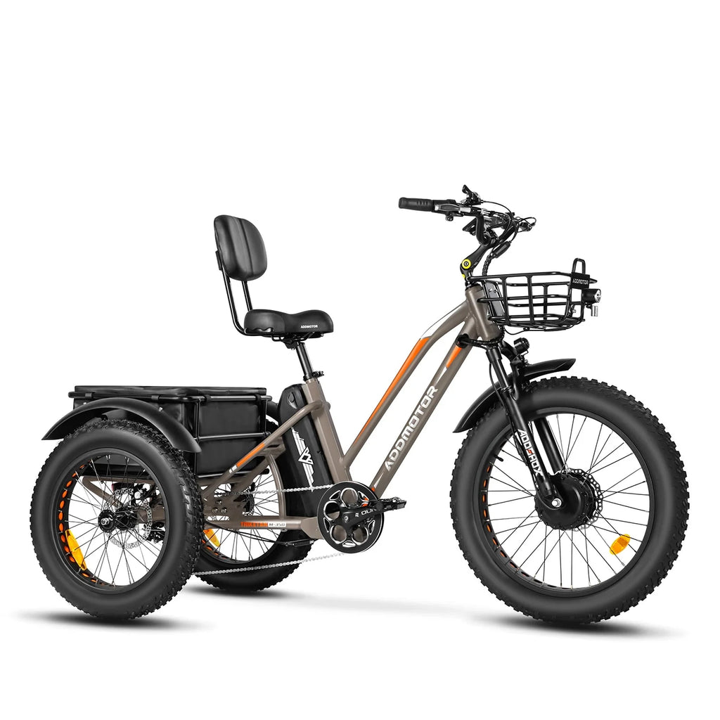 White Electric Tricycle B2121