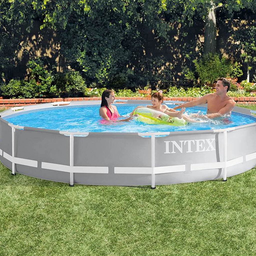 12ft x 30in Above Ground Pool Set with Cover E534