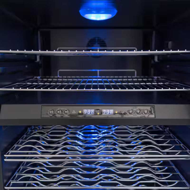 Dual Zone Wine Cooler in Stainless Steel T52410