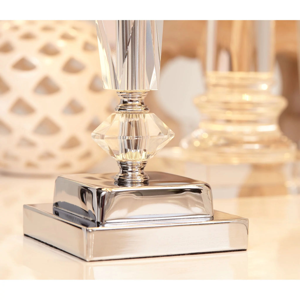 23" High Clear Crystal Accent Table Lamp W52281