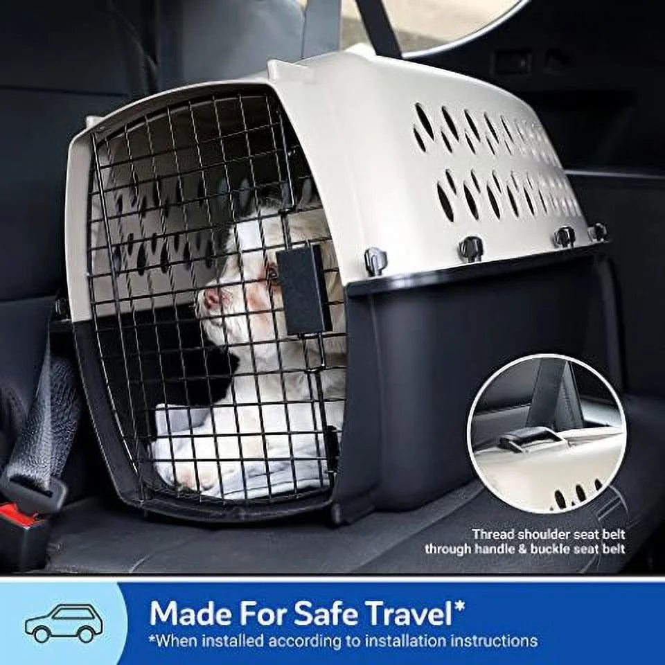 Plastic Travel Dog Kennel 32 Medium Dog Crate A1298