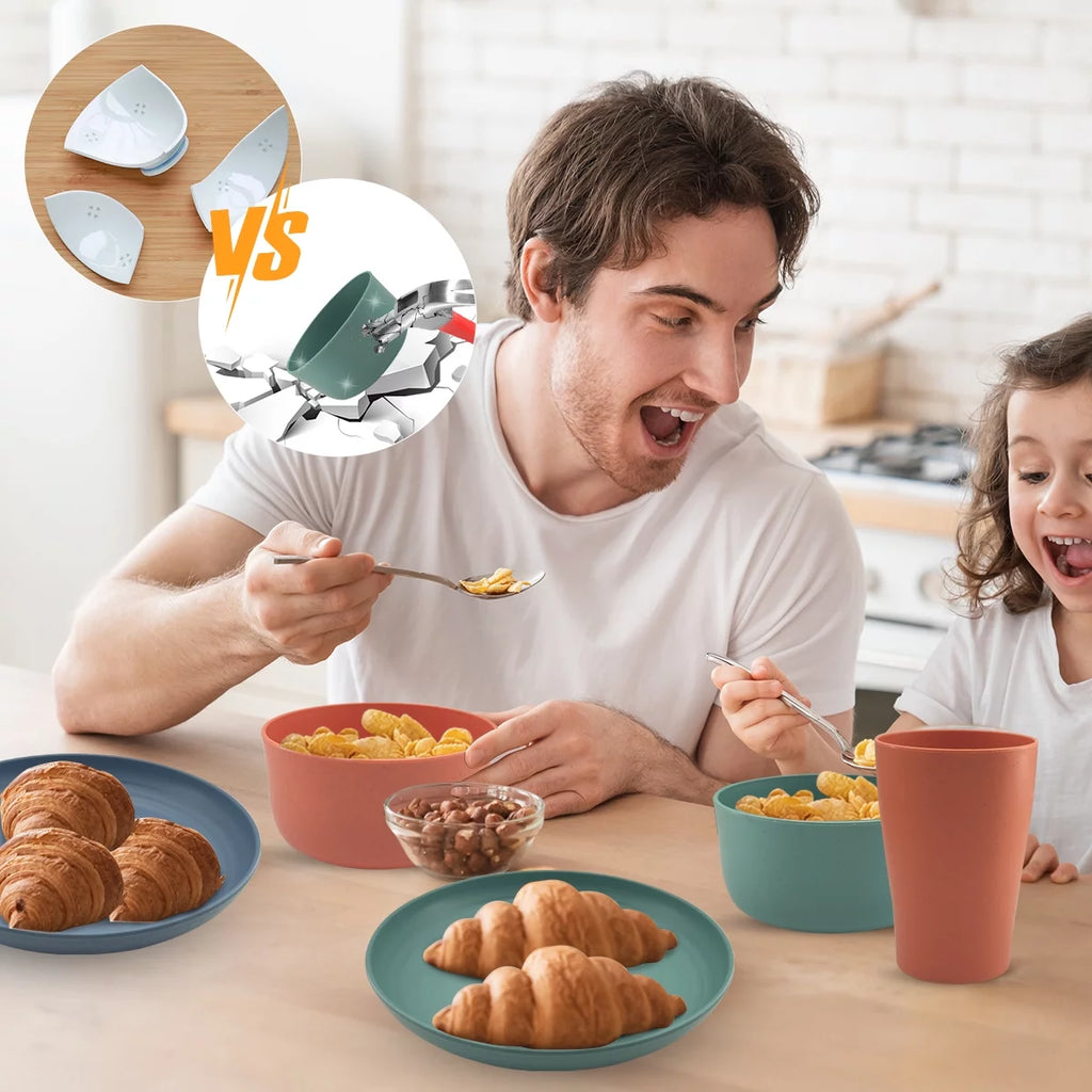 Wheat Straw Dinnerware Set 16 Piece R91223