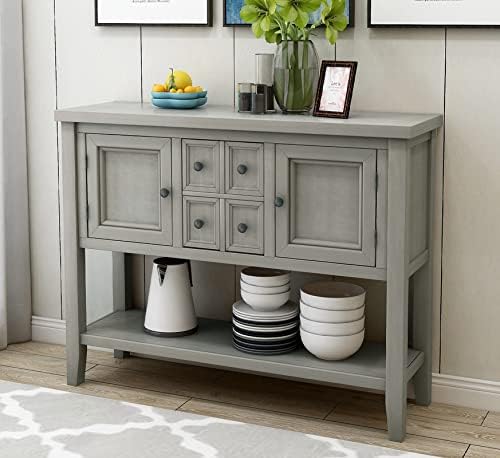 Solid Acacia Wood Buffet Sideboard H5279