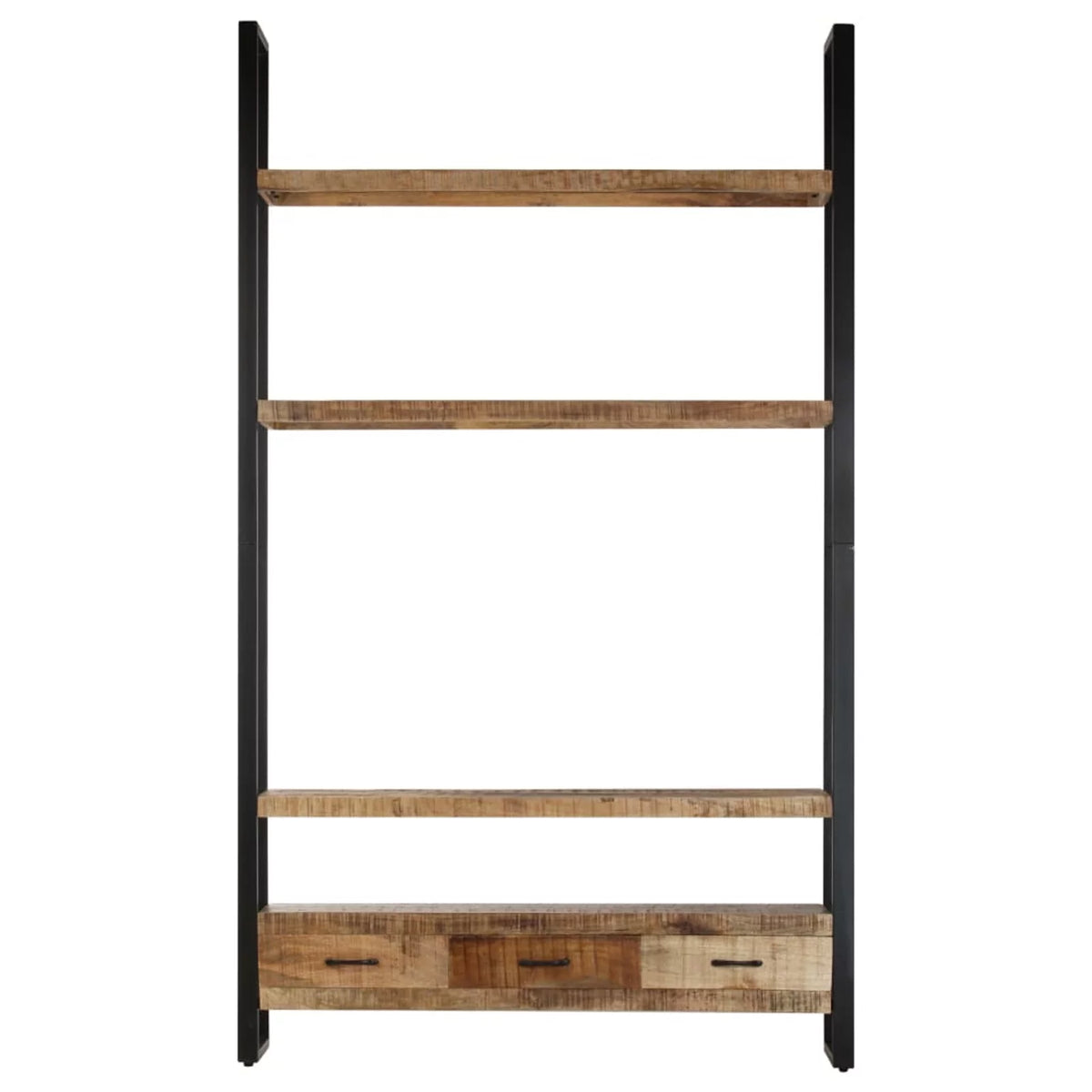 Mango Wood 3 Drawer 3 Shelf Highboard L389655