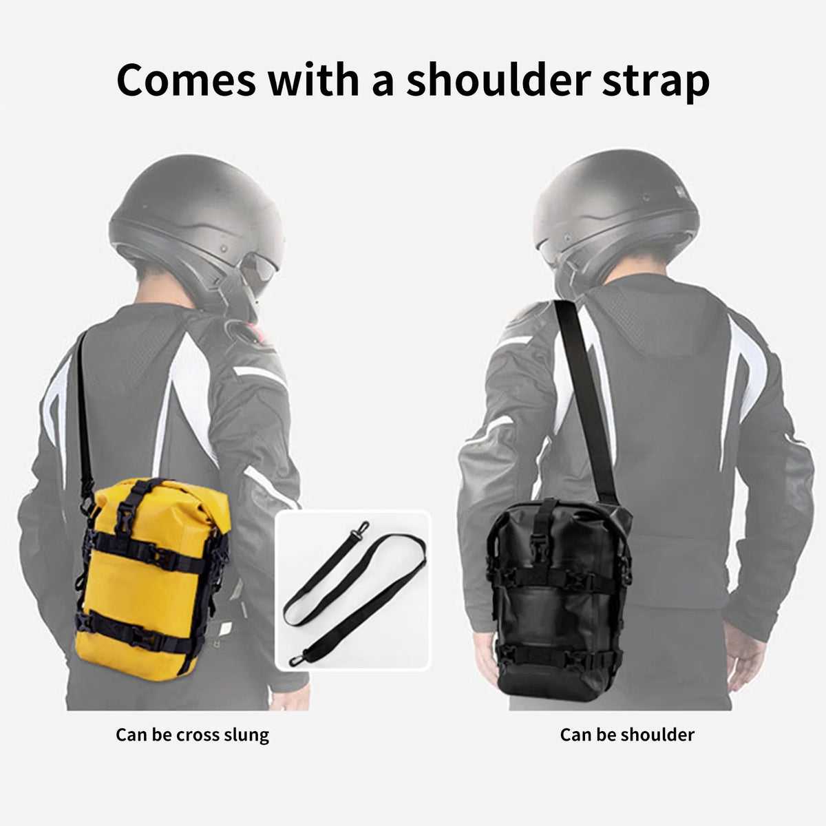 Motorcycle Bag, Waterproof 8L Frame Motorbike Side M256058