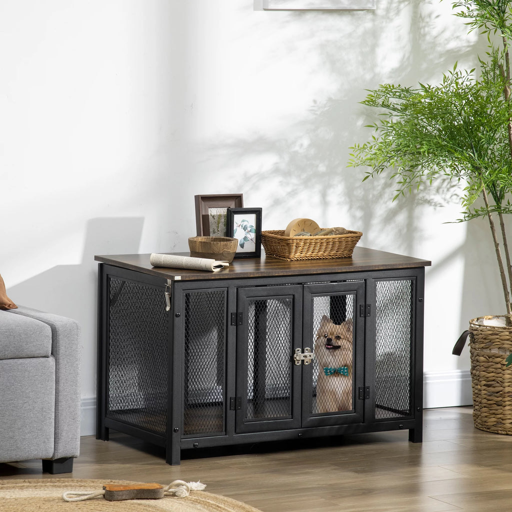 Furniture Style Dog Crate with Openable Top X247665