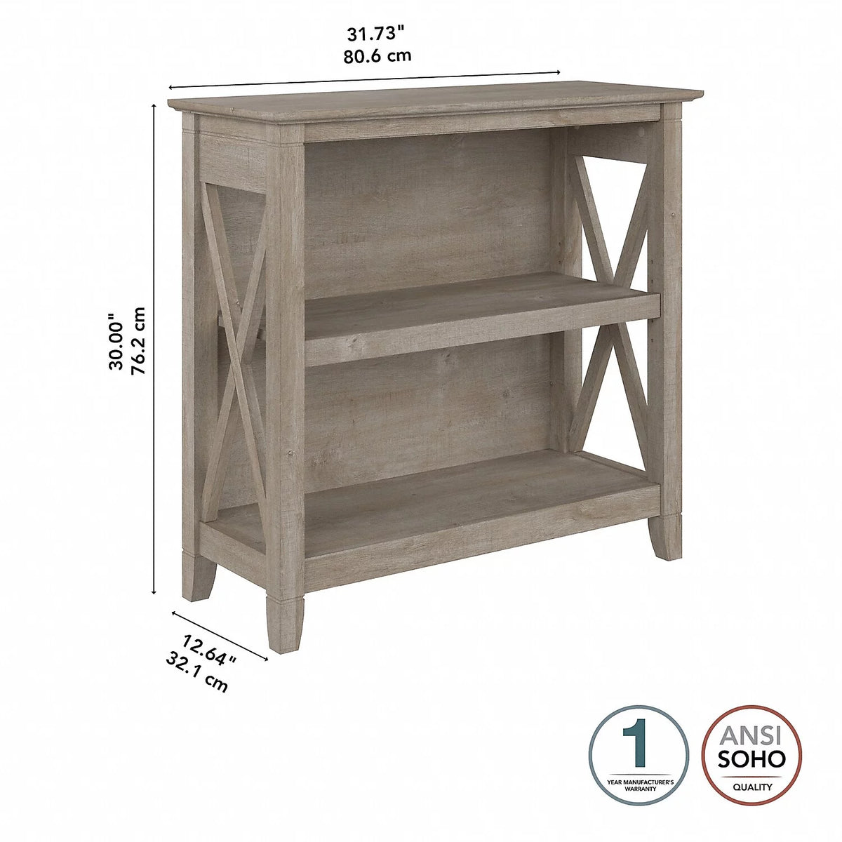Small 2 Shelf Bookcase Q82885