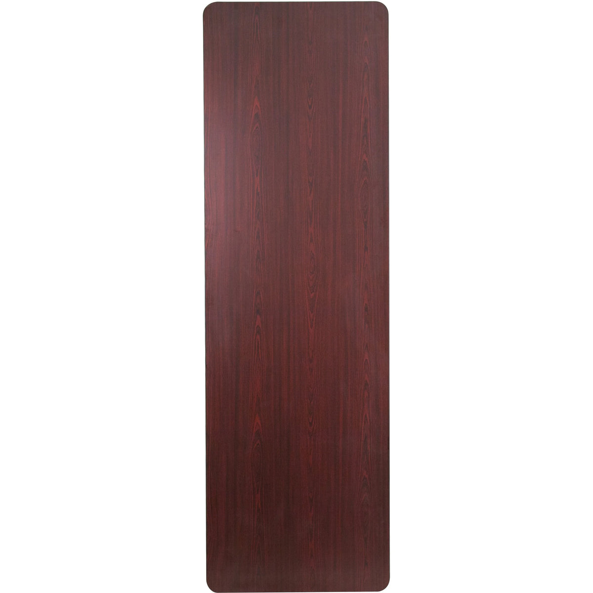 8-Foot Mahogany Melamine Laminate Folding Banquet Table M195