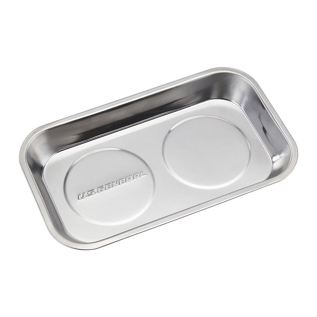 9-1/2 in. x 5-1/2 in. Magnetic Stainless Steel Parts Tray M13060