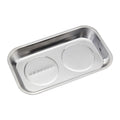 9-1/2 in. x 5-1/2 in. Magnetic Stainless Steel Parts Tray M13060